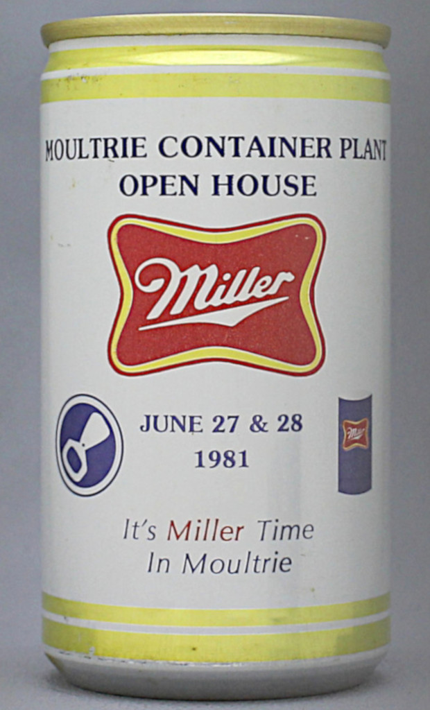 Miller Beer 12 Oz Bank Top Can