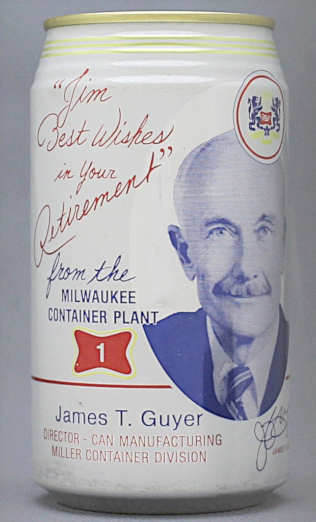 Miller Beer 12 Oz Tab Top Can