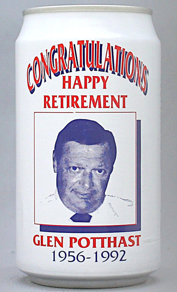 Retirement Beer 12 Oz Stay Top Can