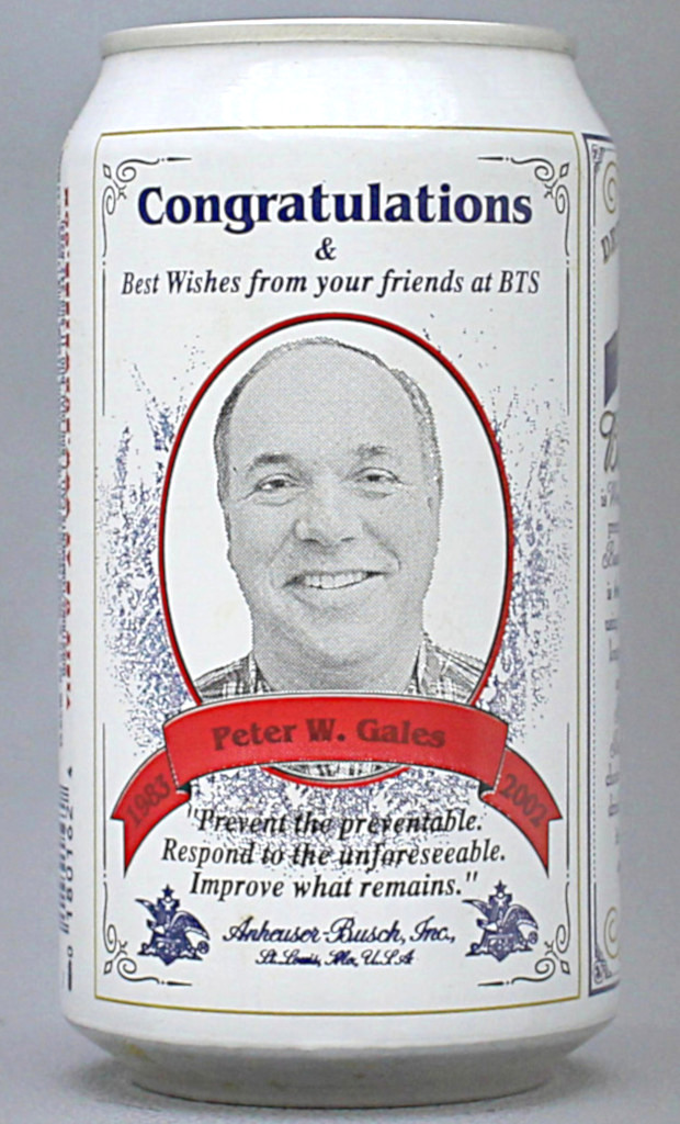 Retirement Beer 12 Oz Stay Top Can
