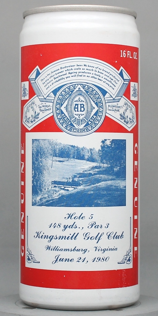 Budweiser Missing Data 16 Oz Tab Top Can