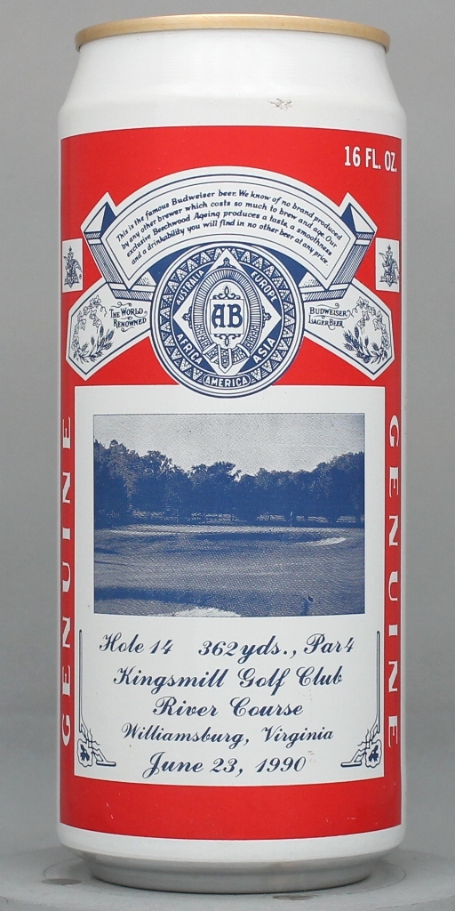 Budweiser Missing Data 16 Oz Tab Top Can