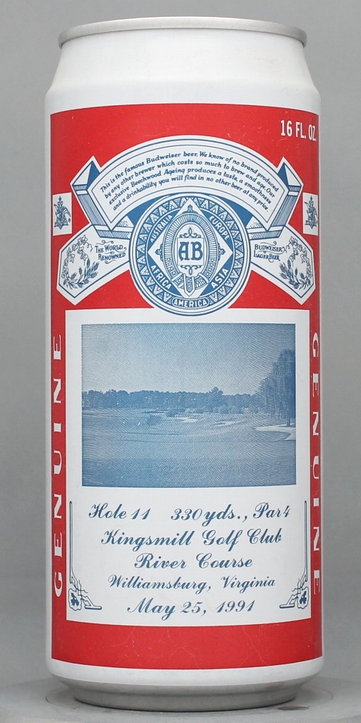 Budweiser Missing Data 16 Oz Tab Top Can