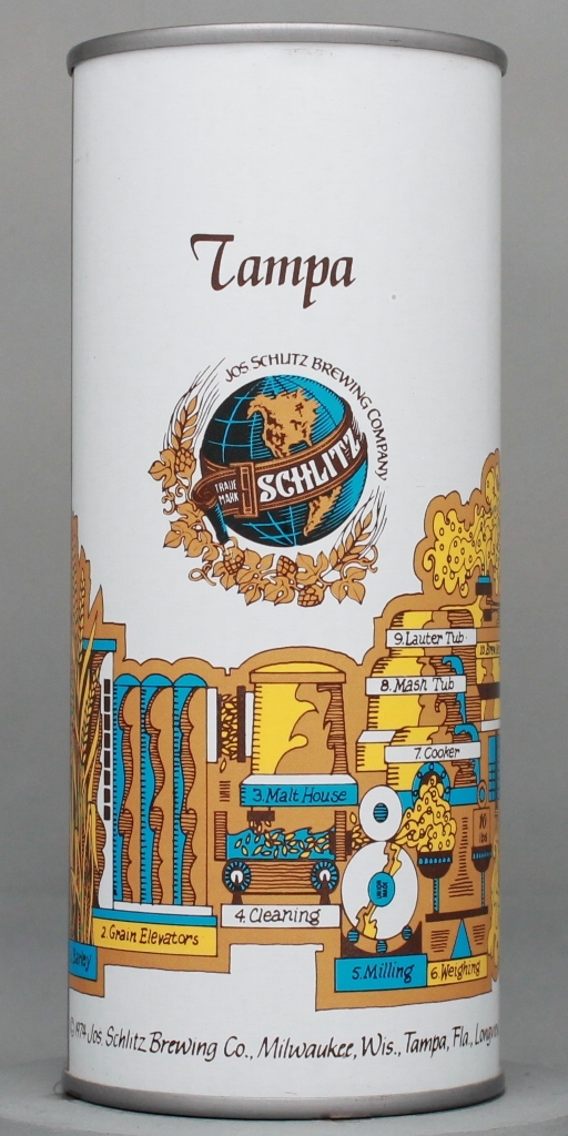 Schlitz Missing Data 16 Oz Bank Top Can