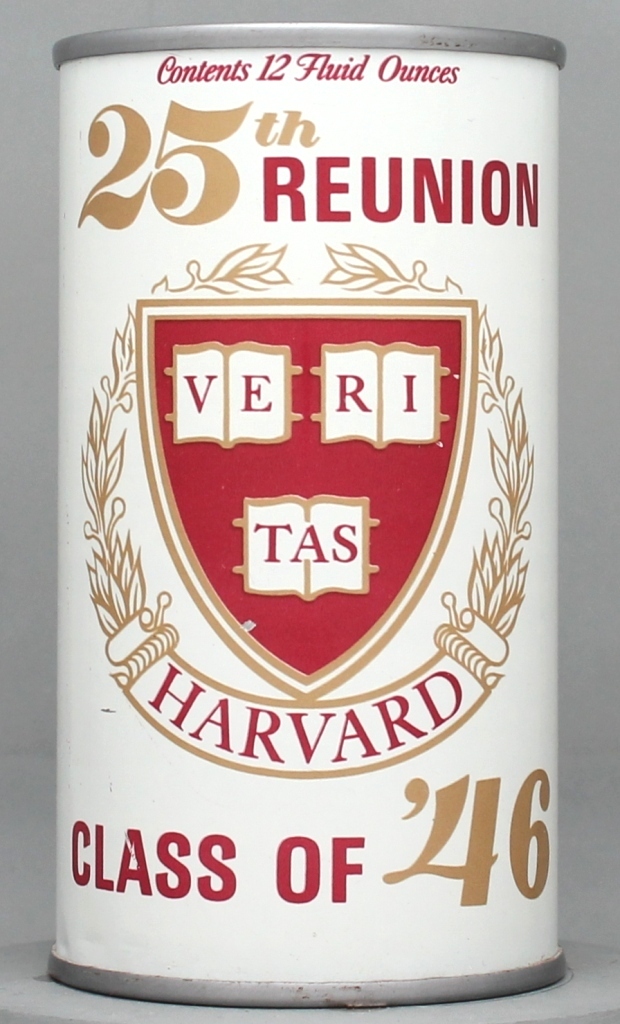 Black Label Harvard Class Of '46 25th Reunion Can