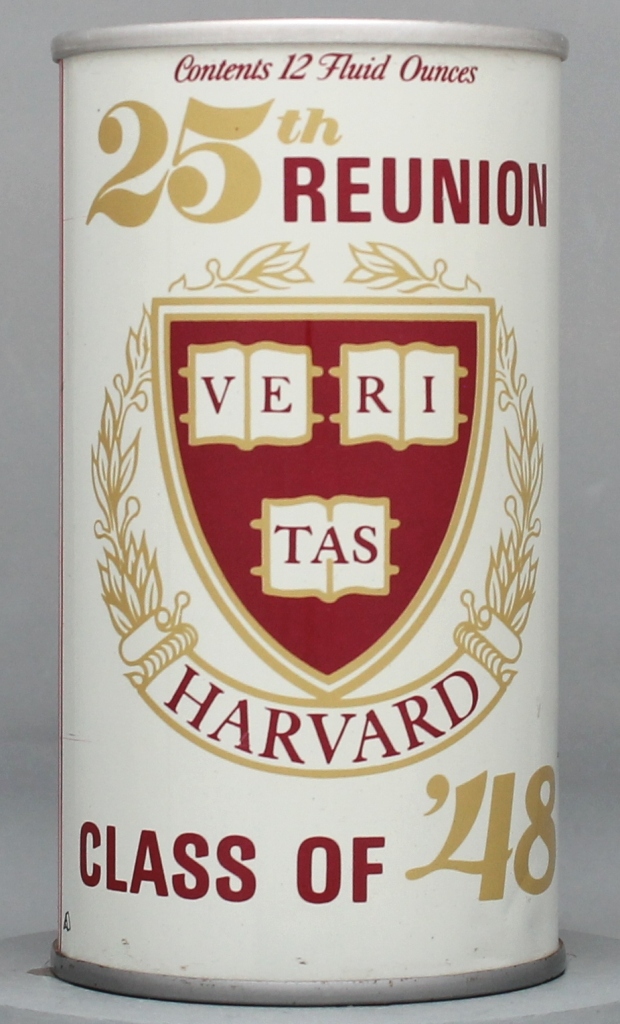 Black Label Harvard Class Of '48 25th Reunion Can