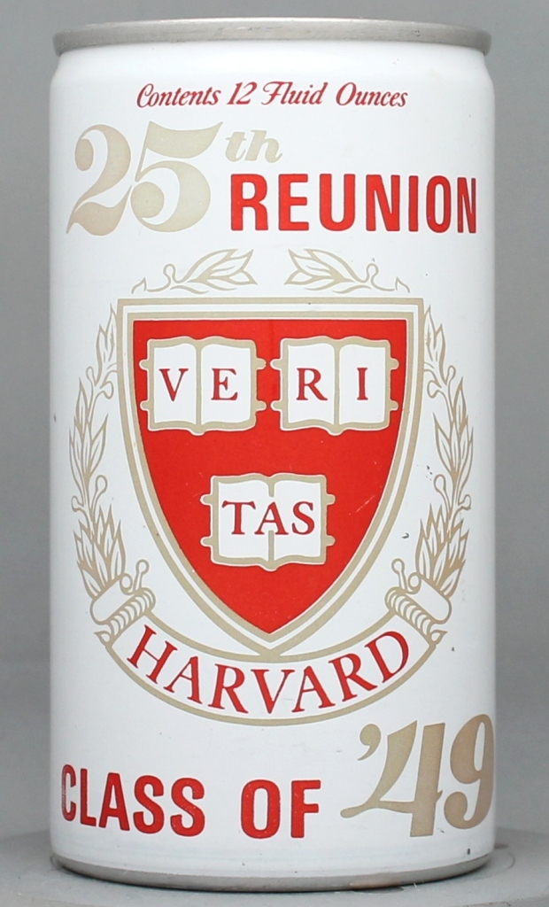 Black Label Harvard Class Of '49 25th Reunion Can