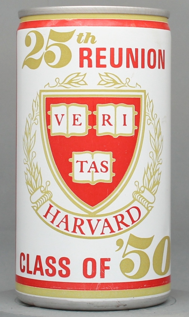 Black Label Harvard Class Of '50 25th Reunion Can