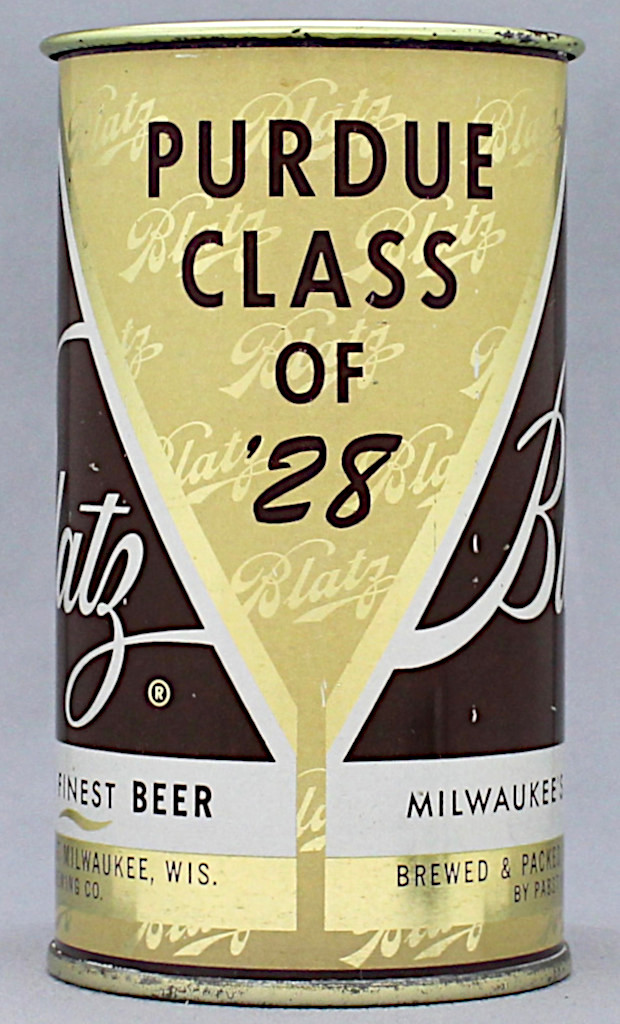 Blatz Purdue Class Of '28 Reunion Can