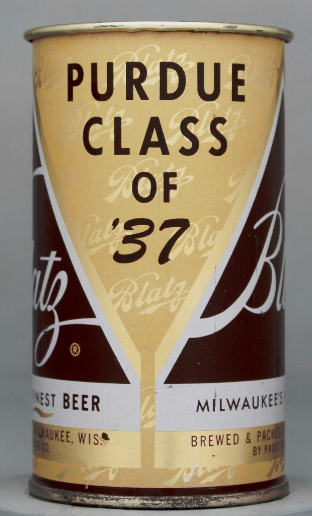 Blatz Purdue Class Of '37 Reunion Can