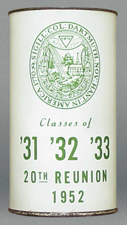 Dartmouth Class Of '31 '32 '33 1952 20th Reunion Can