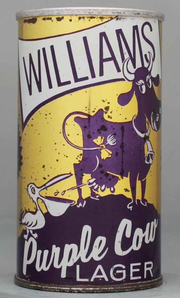 Williams Purple Cow Lager '39 25th Reunion Can