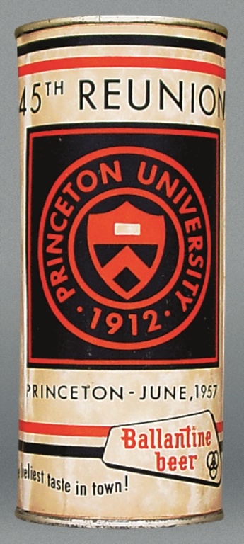 Ballantine Princeton 1912 - 1957 (paper Label) 45th Reunion Can