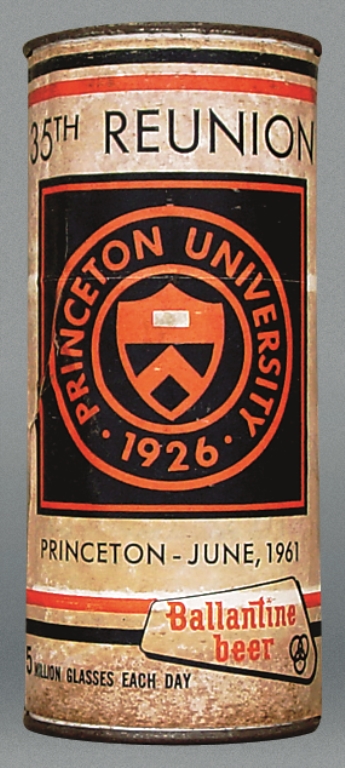Ballantine Princeton 1926 - 1961 (paper Label) 35th Reunion Can