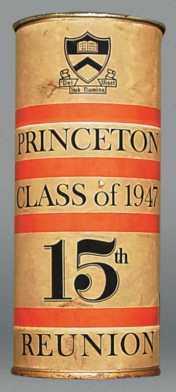 Ballantine Princeton 1947 (paper Label) 15th Reunion Can