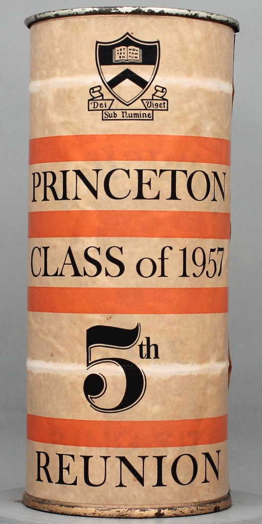 Ballantine Princeton Class Of 1957 (paper Label) 5th Reunion Can