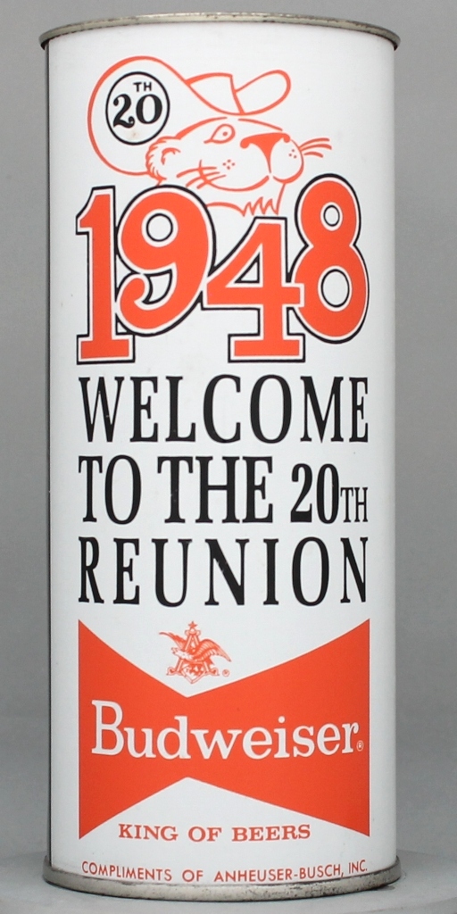 Budweiser 1948 20th Reunion Can