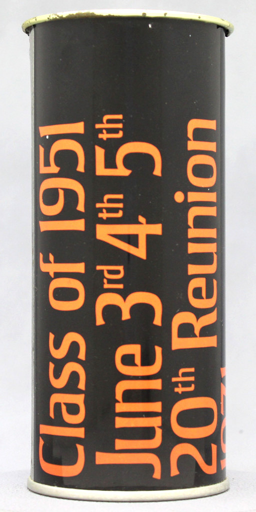 Budweiser Class Of 1951 - 1971 20th Reunion Can