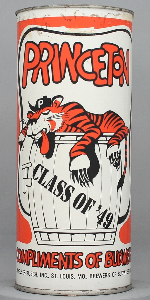 Budweiser Princeton Class Of '49 Reunion Can