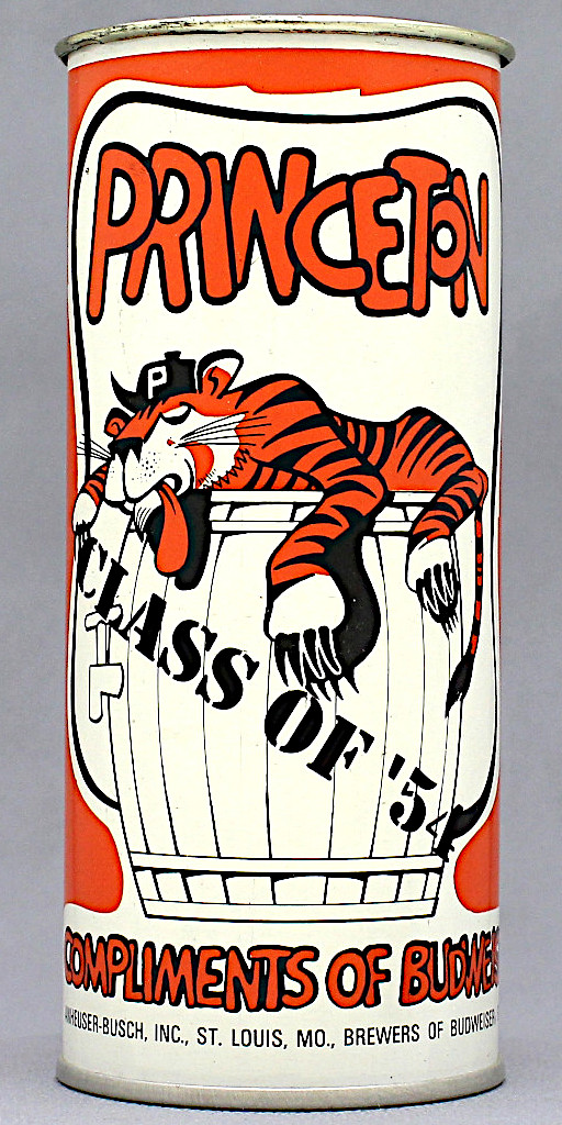Budweiser Princeton Class Of '54 Reunion Can
