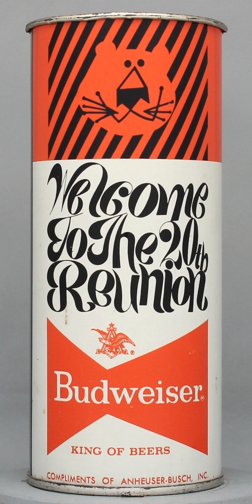 Anheuser-busch Welcome 20th Reunion Can
