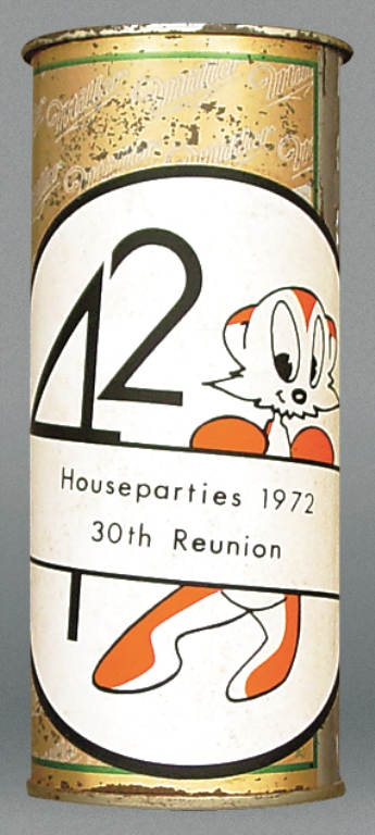 Miller 42 Houseparties 1972 (sticker) 30th Reunion Can