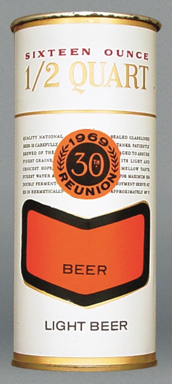 National Bohemian Light Princeton 1969, 30 Reunion Can