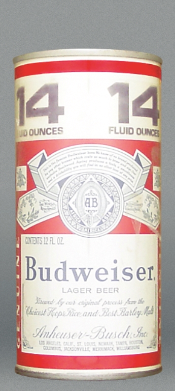 Budweiser Lager Beer Test Can