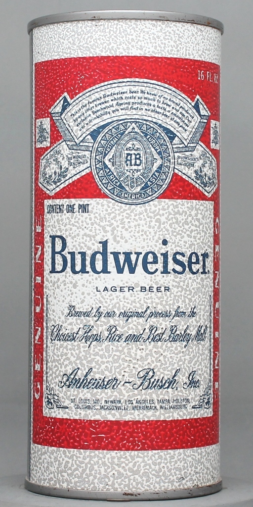 Budweiser Lager Beer Test Can
