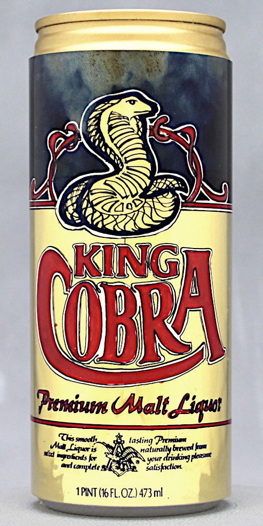 King Cobra Premium Malt Liquor 16 Oz Tab Top Can