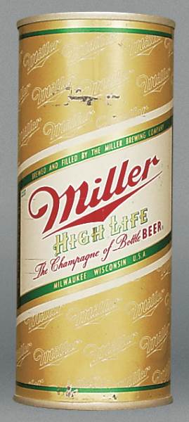 Miller High Life Beer Test Can