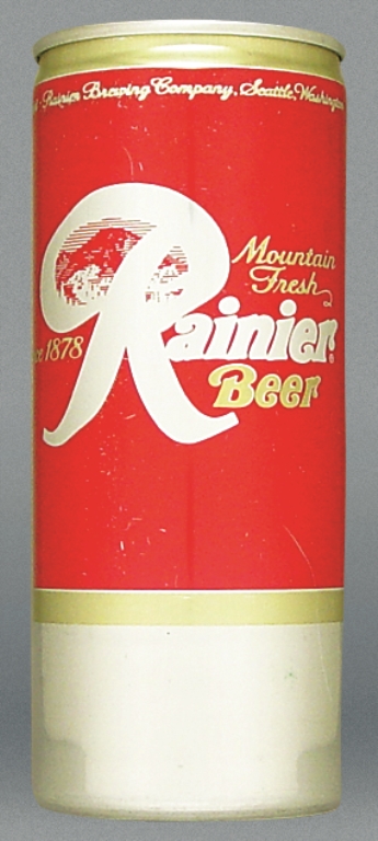 Rainier Beer Test Can