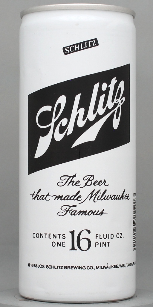 Schlitz Beer Test Can
