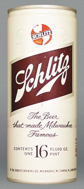 Schlitz Beer Test Can