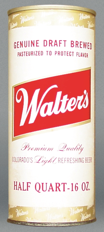Walter's Premium Quality Beer Test Can