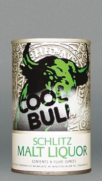 Schlitz Cool Bull Malt Liquor Test Can