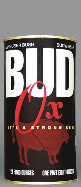 Bud Ox Beer Test Can