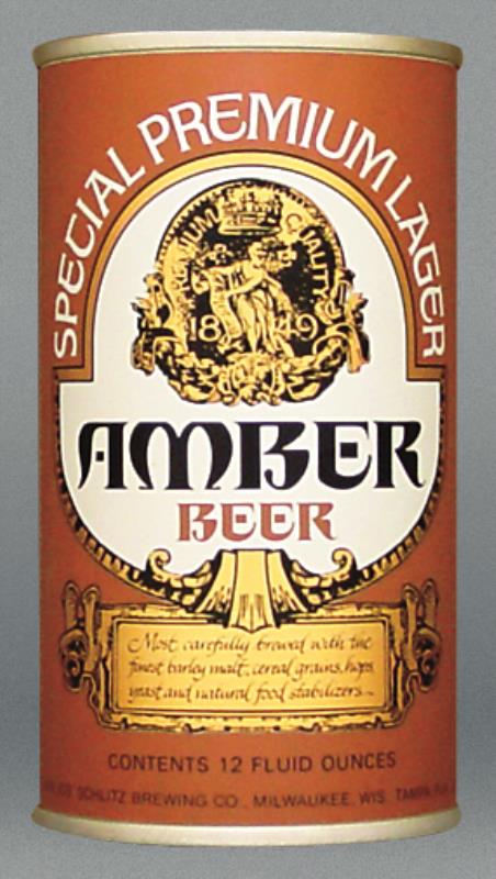 Amber Special Premium Lager Beer Test Can
