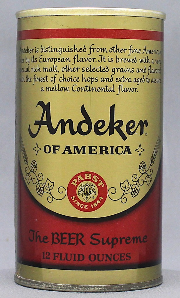 Andeker Beer Test Can