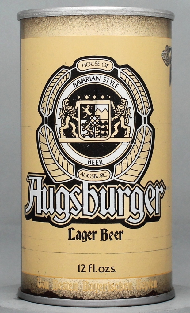 Augsburger Lager Beer Test Can