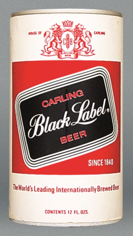 Black Label Beer Test Can