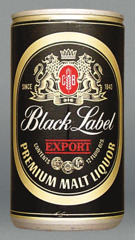 Black Label Export Premium Malt Liquor Test Can