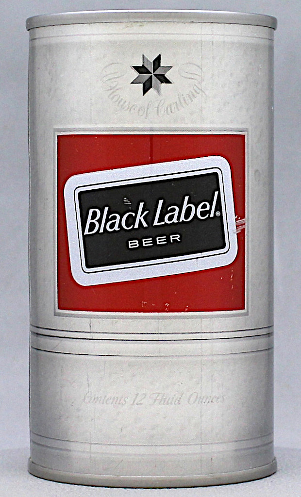 Black Label Beer Test Can
