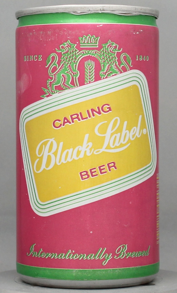 Black Label Beer Test Can