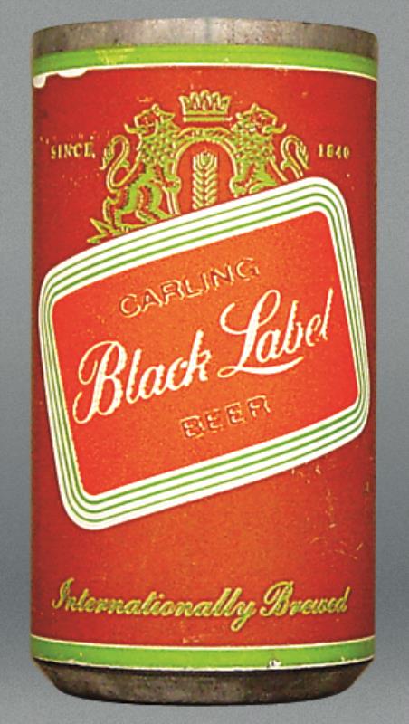 Black Label Beer Test Can