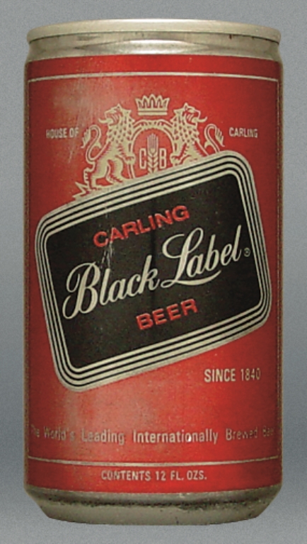 Black Label Beer Test Can