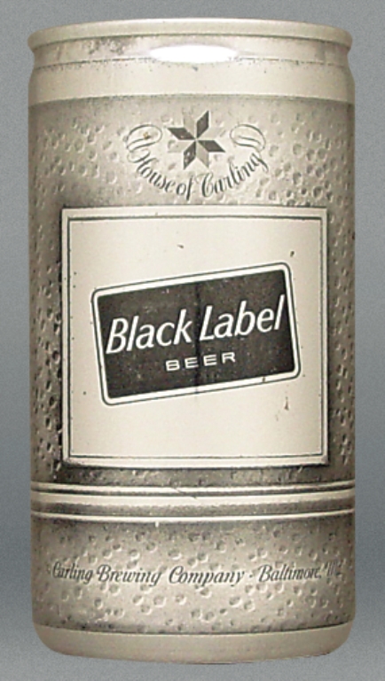 Black Label Beer Test Can