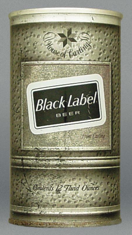 Black Label Beer Test Can