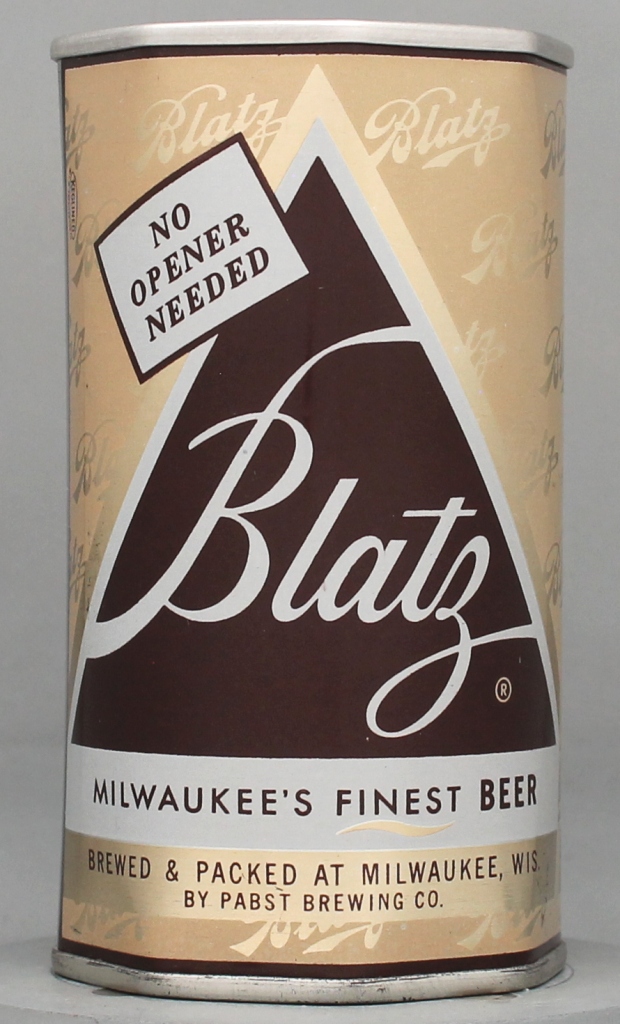 Blatz Milwaukee's Finest Beer Test Can