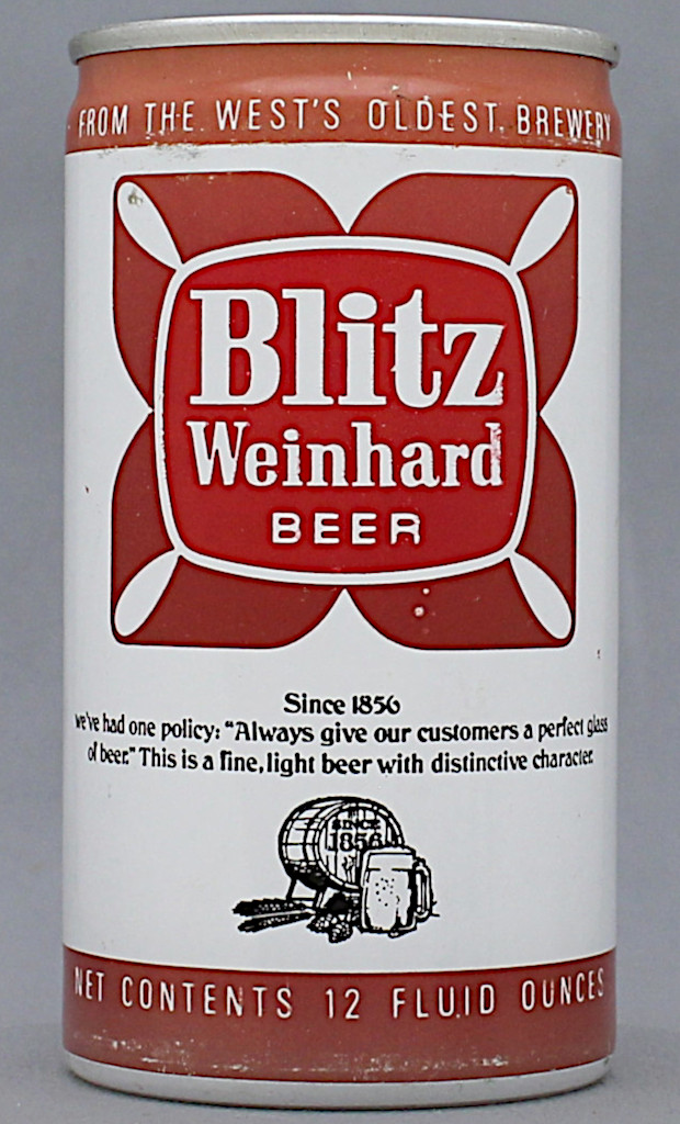 Blitz Weinhard Beer Test Can